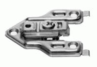 Blum Face Frame Cam Off-Center Mount Plate - Screw-in - 0mm - 175H6600